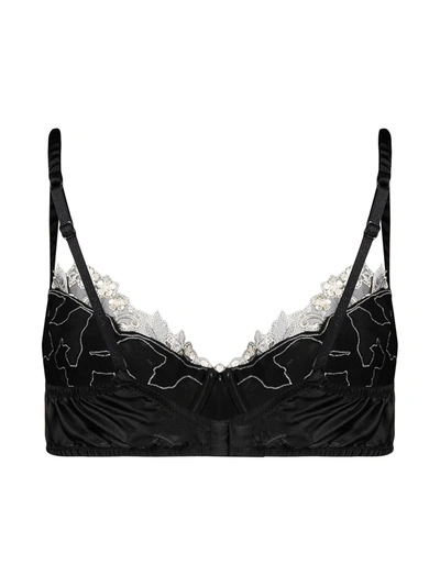 La Perla Maison Lace-trim Underwire Bra In Black