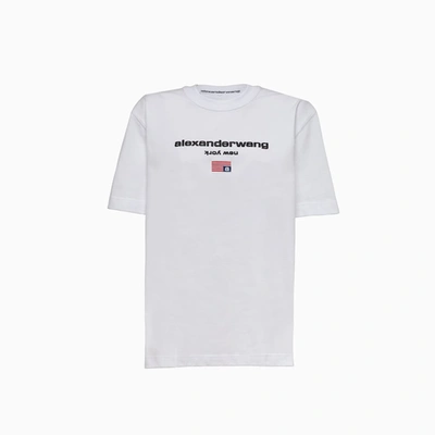 Shop Alexander Wang T-shirt Ucc1211344 In 100