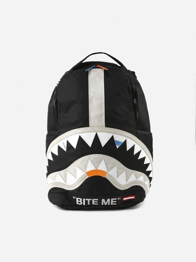 Sprayground Bite Me Shark: Black Backpack