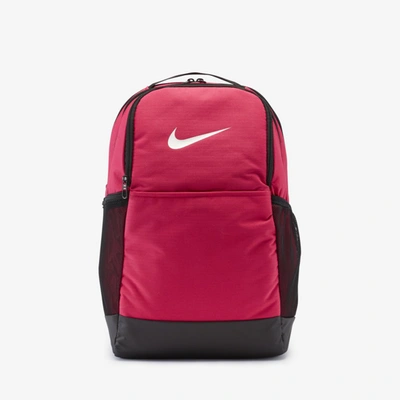 Shop Nike Brasilia Training Backpack In Rush Pink,black,white