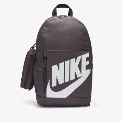 Shop Nike Elemental Kids' Backpack (thunder Grey) - Clearance Sale In Thunder Grey,thunder Grey,white