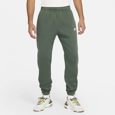Shop Nike Sportswear Club Fleece Men's Pants In Galactic Jade,galactic Jade,white