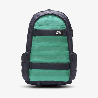 Shop Nike Sb Rpm Skate Backpack (gridiron) - Clearance Sale In Gridiron,neptune Green,light Cream