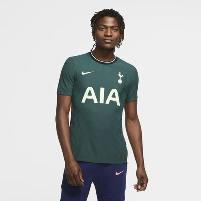 Shop Nike Tottenham Hotspur 2020/21 Vapor Match Away Men's Soccer Jersey (pro Green) In Pro Green,barely Volt