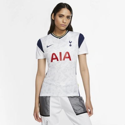 Shop Nike Tottenham Hotspur 2020/21 Stadium Home Women's Soccer Jersey In White,binary Blue