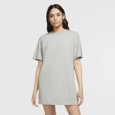 Shop Nike Women's  Sportswear Essential Dress In Grey