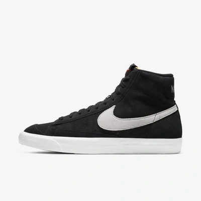 Shop Nike Blazer Mid '77 Suede Shoe (black) In Black,photon Dust