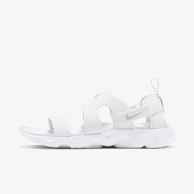 Shop Nike Women's Owaysis Sandals In White