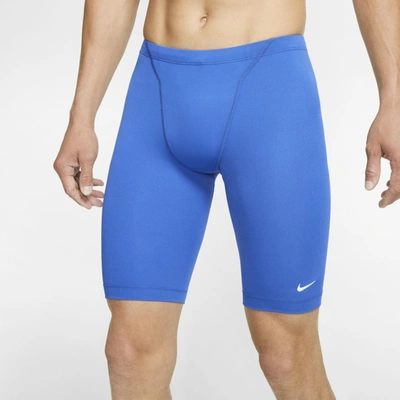 Shop Nike Men's Swim Jammer Swimsuit In Blue