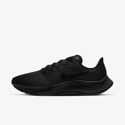Shop Nike Air Zoom Pegasus 37 Men's Road Running Shoes In Black,dark Smoke Grey,black