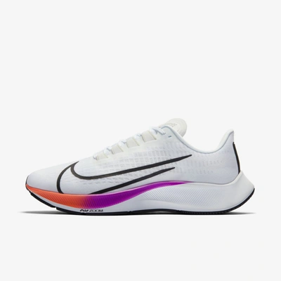 Shop Nike Air Zoom Pegasus 37 Men's Running Shoe (white) In White,hyper Violet,flash Crimson,black