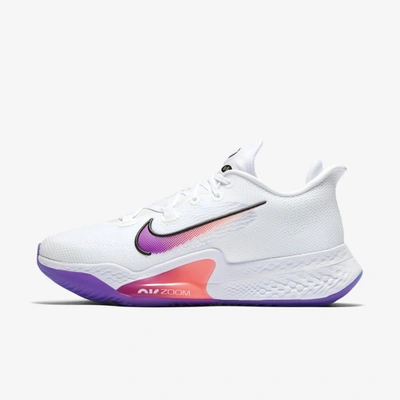 Nike Air Zoom Bb Nxt Basketball Shoe In White,white,flash Crimson,hyper  Violet | ModeSens