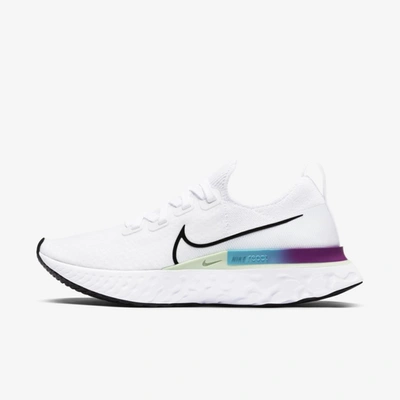 Nike React Infinity Run Flyknit Women's Running Shoe In White/black/vapor  Green | ModeSens