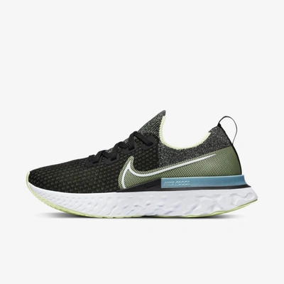 Shop Nike React Infinity Run Flyknit Women's Road Running Shoes In Black,barely Volt,glacier Ice,white