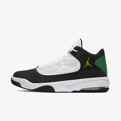 Jordan Max Aura 2 Men's Shoe (black) In Black,white,lucky Green,dark Sulfur  | ModeSens