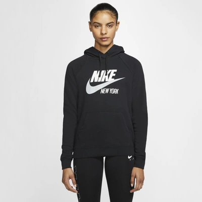 Shop Nike Sportswear Essential Women's Pullover Hoodie In Black
