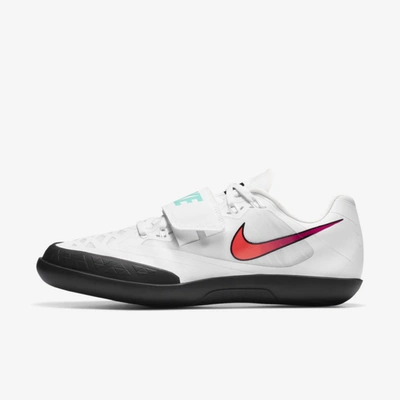 Shop Nike Zoom Sd 4 Unisex Throwing Shoe In White,black,hyper Jade,flash Crimson