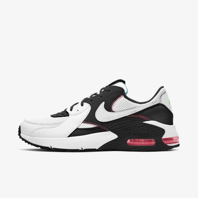 Shop Nike Air Max Excee Men's Shoe In White,black,flash Crimson,white