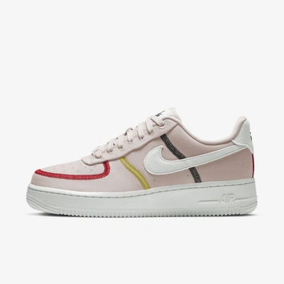 Shop Nike Air Force 1 '07 Lx Women's Shoe (siltstone Red) In Siltstone Red,bright Citron,university Red,photon Dust