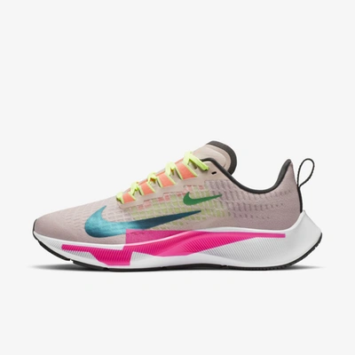 Shop Nike Air Zoom Pegasus 37 Premium Women's Running Shoe In Barely Rose,pink Blast,atomic Pink,bright Spruce