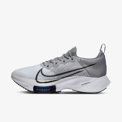 Shop Nike Air Zoom Tempo Next% Men's Running Shoe In Particle Grey,pure Platinum,bright Crimson,white