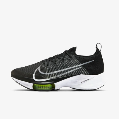Shop Nike Men's Tempo Road Running Shoes In Black