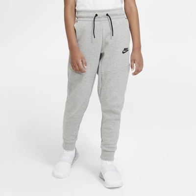 Shop Nike Sportswear Tech Fleece Big Kids (boys') Pants In Grey