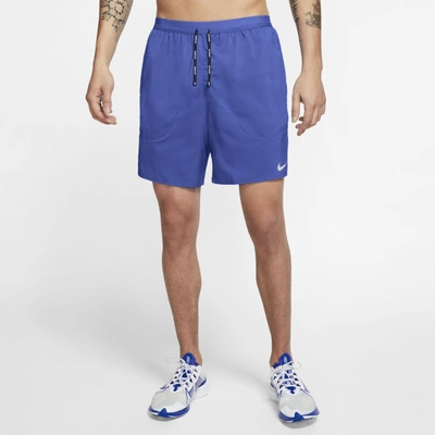 Shop Nike Flex Stride Men's Brief Running Shorts In Astronomy Blue