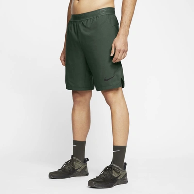 Shop Nike Pro Flex Vent Max Men's Shorts (galactic Jade) In Galactic Jade,black