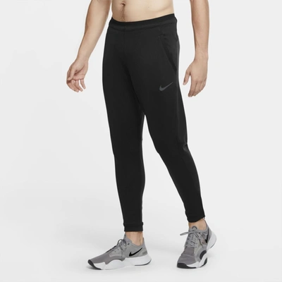 Shop Nike Men's  Pro Fleece Pants In Black