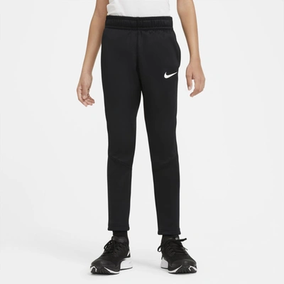 Shop Nike Therma Big Kids' (boys') Training Pants In Black