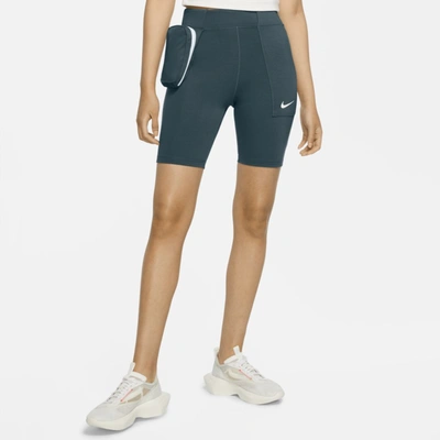 Shop Nike Sportswear Tech Pack Women's Bike Shorts (ash Green) - Clearance Sale