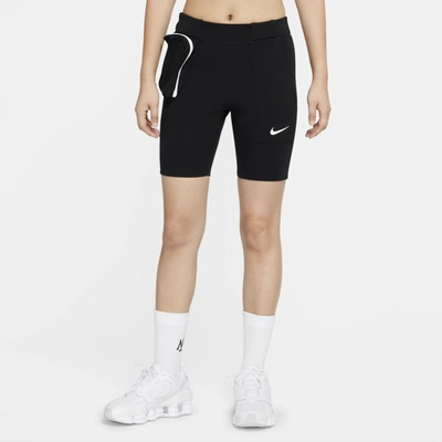 Shop Nike Sportswear Tech Pack Women's Bike Shorts (black) - Clearance Sale