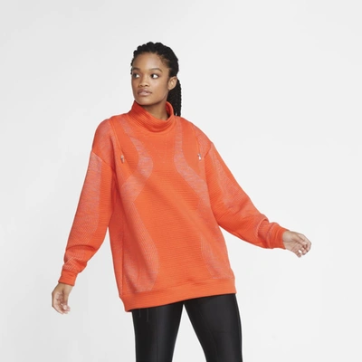 Shop Nike City Ready Women's Training Top In Electro Orange