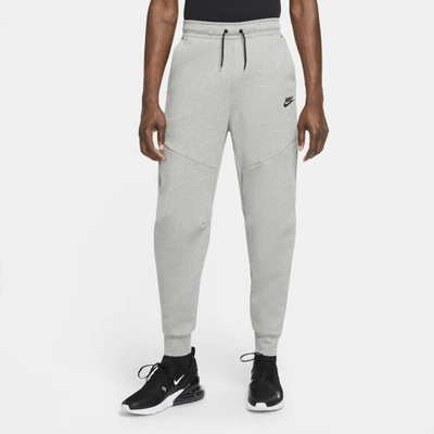 Shop Nike Men's  Sportswear Tech Fleece Jogger Pants In Grey