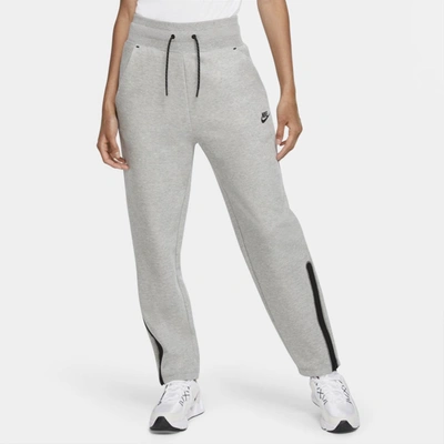 Shop Nike Sportswear Tech Fleece Women's Pants In Dark Grey Heather,black