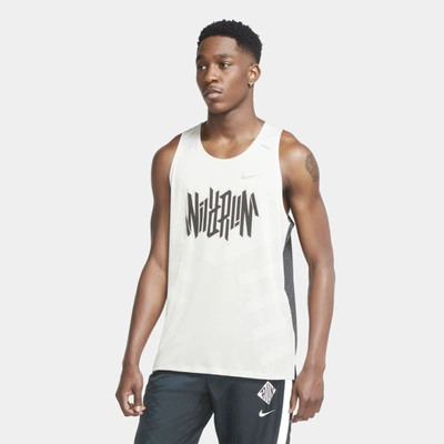 Shop Nike Dri-fit Rise 365 Wild Run Men's Running Tank In Light Bone,dark Smoke Grey,black