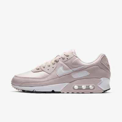 Shop Nike Air Max 90 Women's Shoe In Barely Rose,black,white