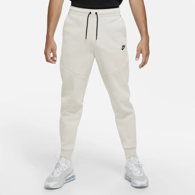 Shop Nike Sportswear Tech Fleece Men's Joggers In Light Bone/black