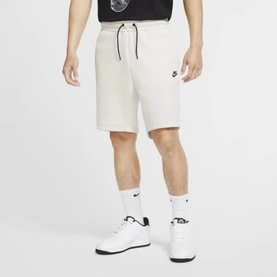 Shop Nike Sportswear Tech Fleece Men's Shorts In Light Bone,black