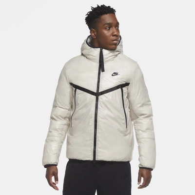 Shop Nike Sportswear Synthetic-fill Windrunner Men's Repel Jacket In Stone,white,black,black