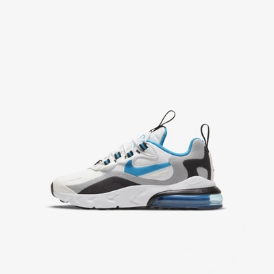 Shop Nike Air Max 270 Rt Little Kids' Shoe In White,wolf Grey,black,laser Blue