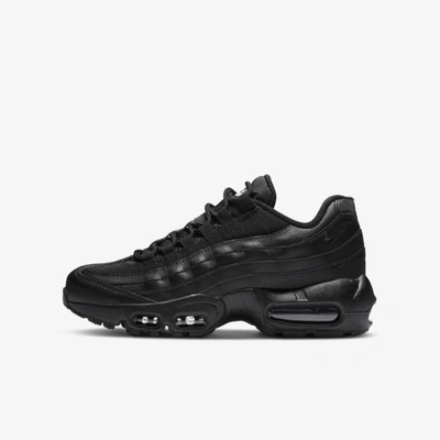 Shop Nike Air Max 95 Recraft Big Kids' Shoes In Black,black,white,black