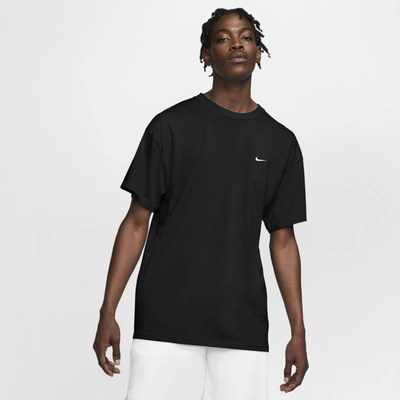 Shop Nike Men's Solo Swoosh T-shirt In Black