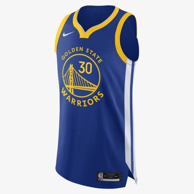 Nike Stephen Curry Warriors Icon Edition 2020  Nba Authentic Jersey In Blue