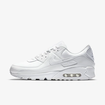 Shop Nike Men's Air Max 90 Ltr Shoes In White