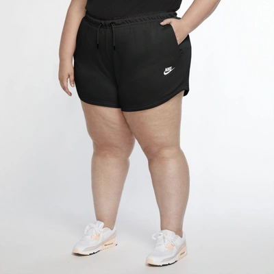 Shop Nike Sportswear Women's Shorts In Black,white