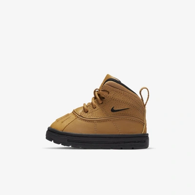 Shop Nike Woodside 2 High Acg Baby/toddler Boots In Wheat,black