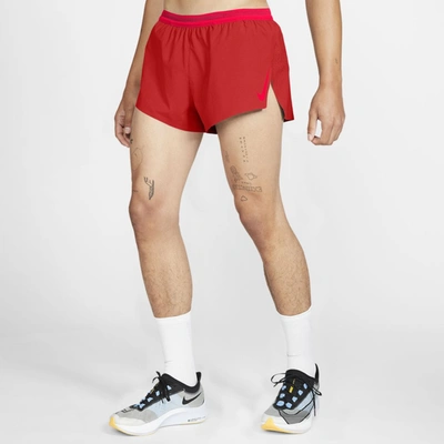 Shop Nike Aeroswift Men's 2" Running Shorts In Chile Red,bright Crimson,bright Crimson