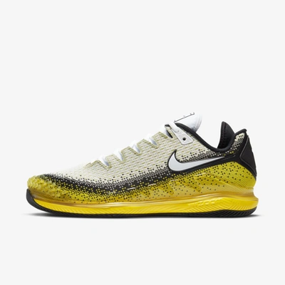 Nike Court Air Zoom Vapor X Knit Men's Hard Court Tennis Shoe In  Black,speed Yellow,white | ModeSens